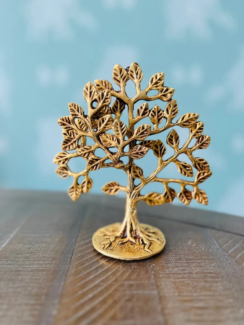 Brass Tree of Life for Table Decor, HomeDecor, Gift Item | Return Gift | Trendy Console Table Decor | Coffee Table Decor | Simple Decor